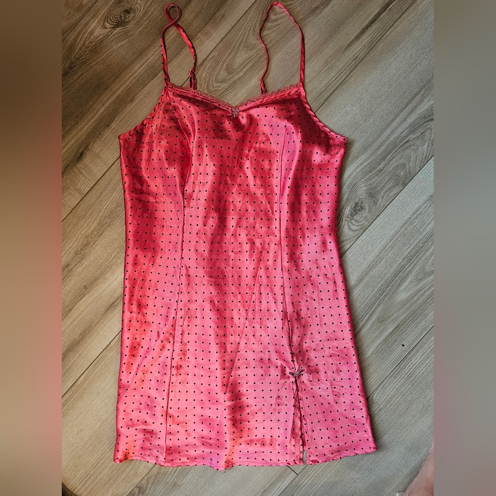 Pink night gown lingerie